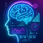 Neuro marketing - brain with digital elements